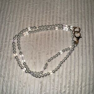 Elegant Silver Pearl Necklace